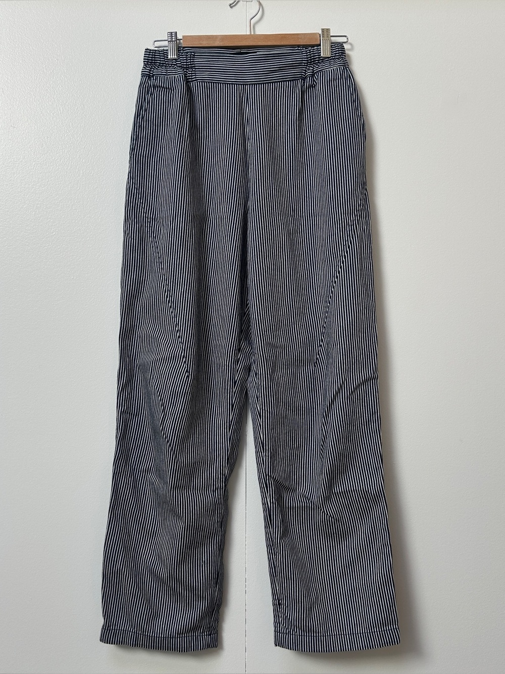 Kotn Baggy Railroad Striped Denim Pants - Picture 2 of 8